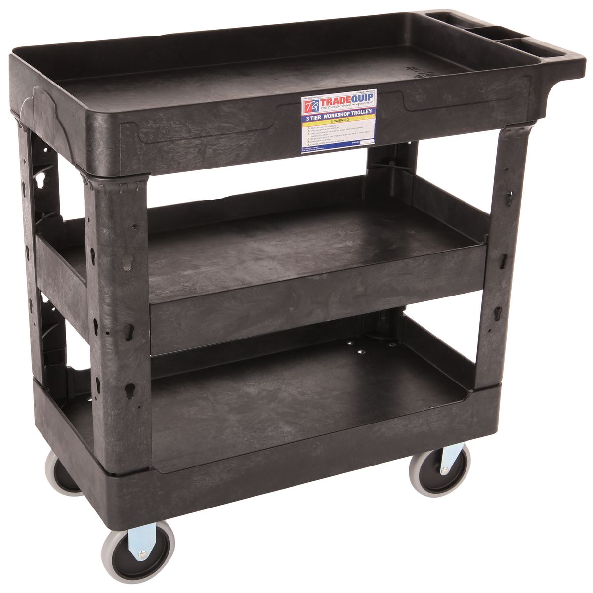 Trade Quip 3 Tier Workshop Trolley 6045