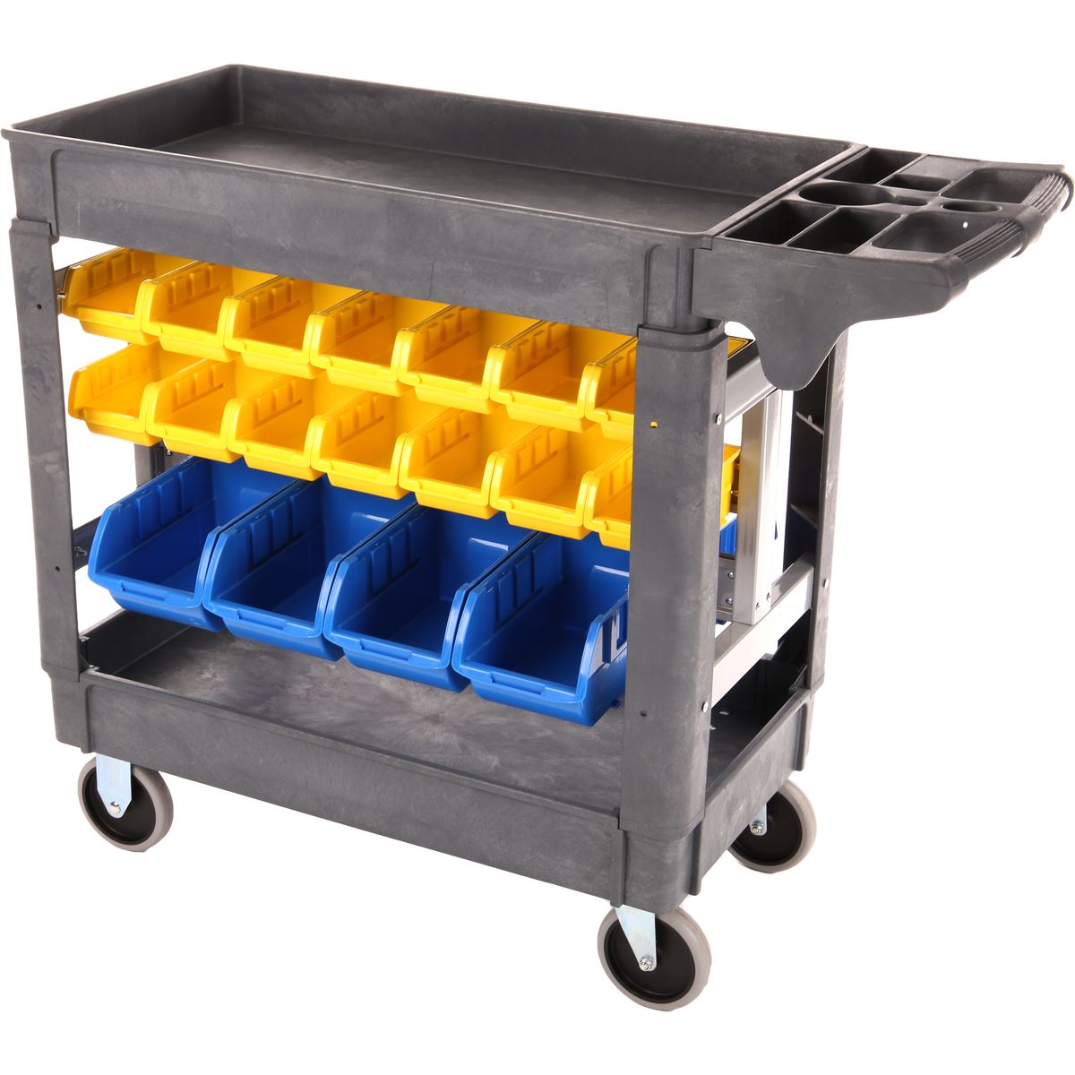 Trade Quip Workshop Trolley With 32 Bins 6046