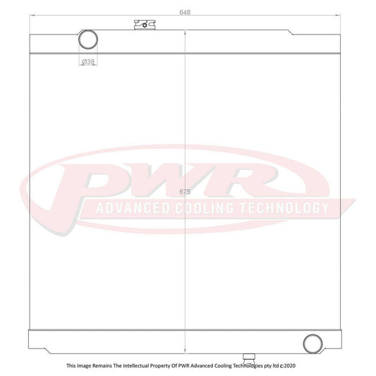 PWR Radiator 42mm fits Toyota Hilux Surf KZN185/Prado KZJ95 PWR56824