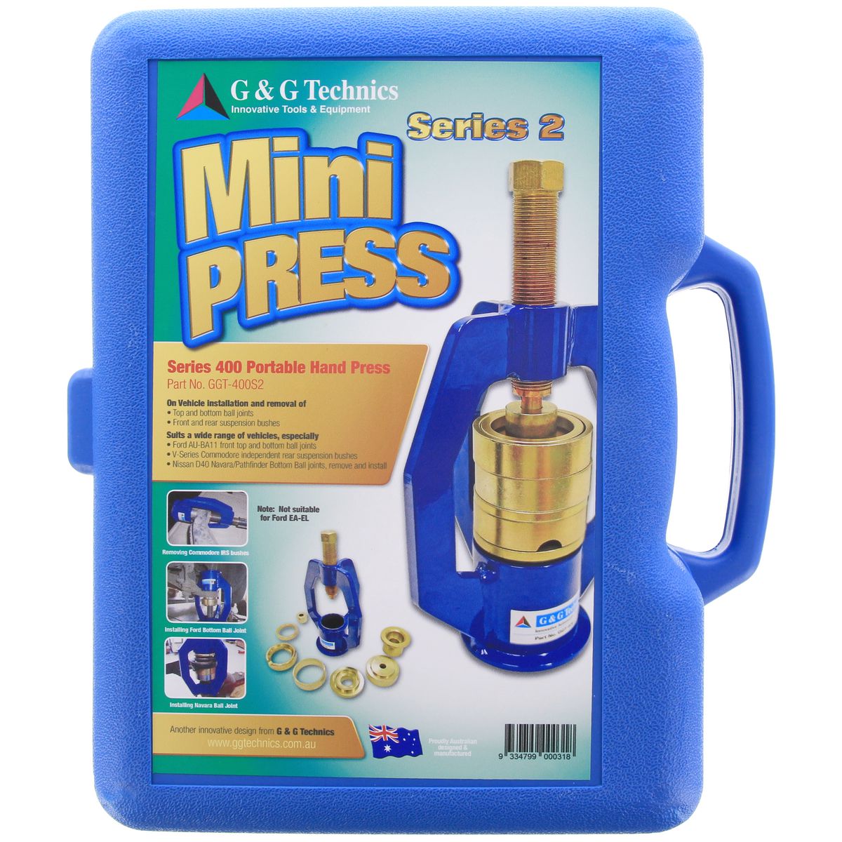G&G Technics Portable Hand Press Series 2 GGT-400-S2