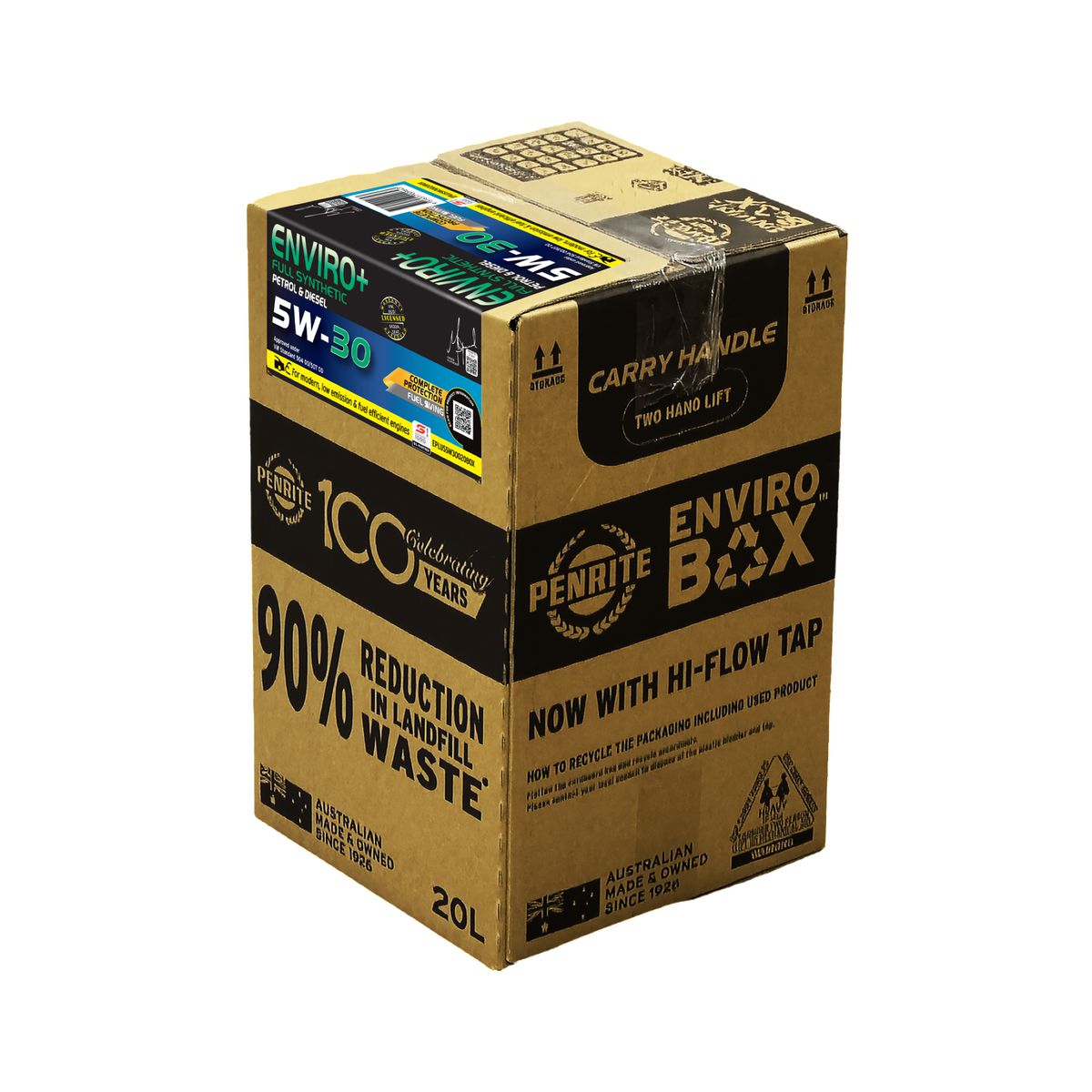 Penrite Enviro+ 5W-30 Engine Oil Enviro Box 20L