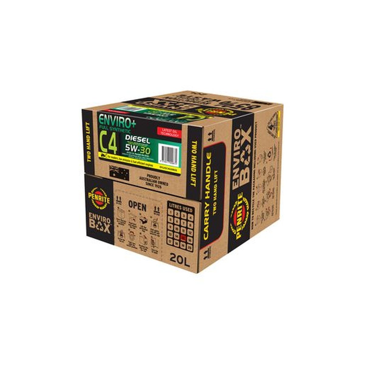 Penrite Enviro+ C4 5W-30 Engine Oil Enviro Box 20L