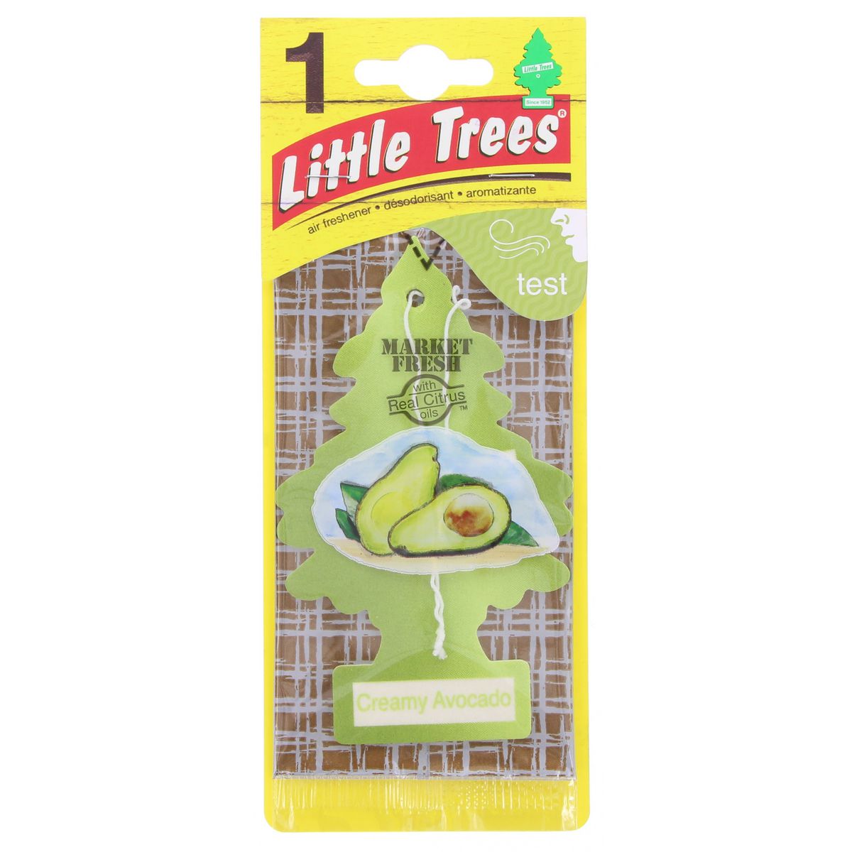 Little Trees Car Air Freshener Creamy Avocado 1 Pack