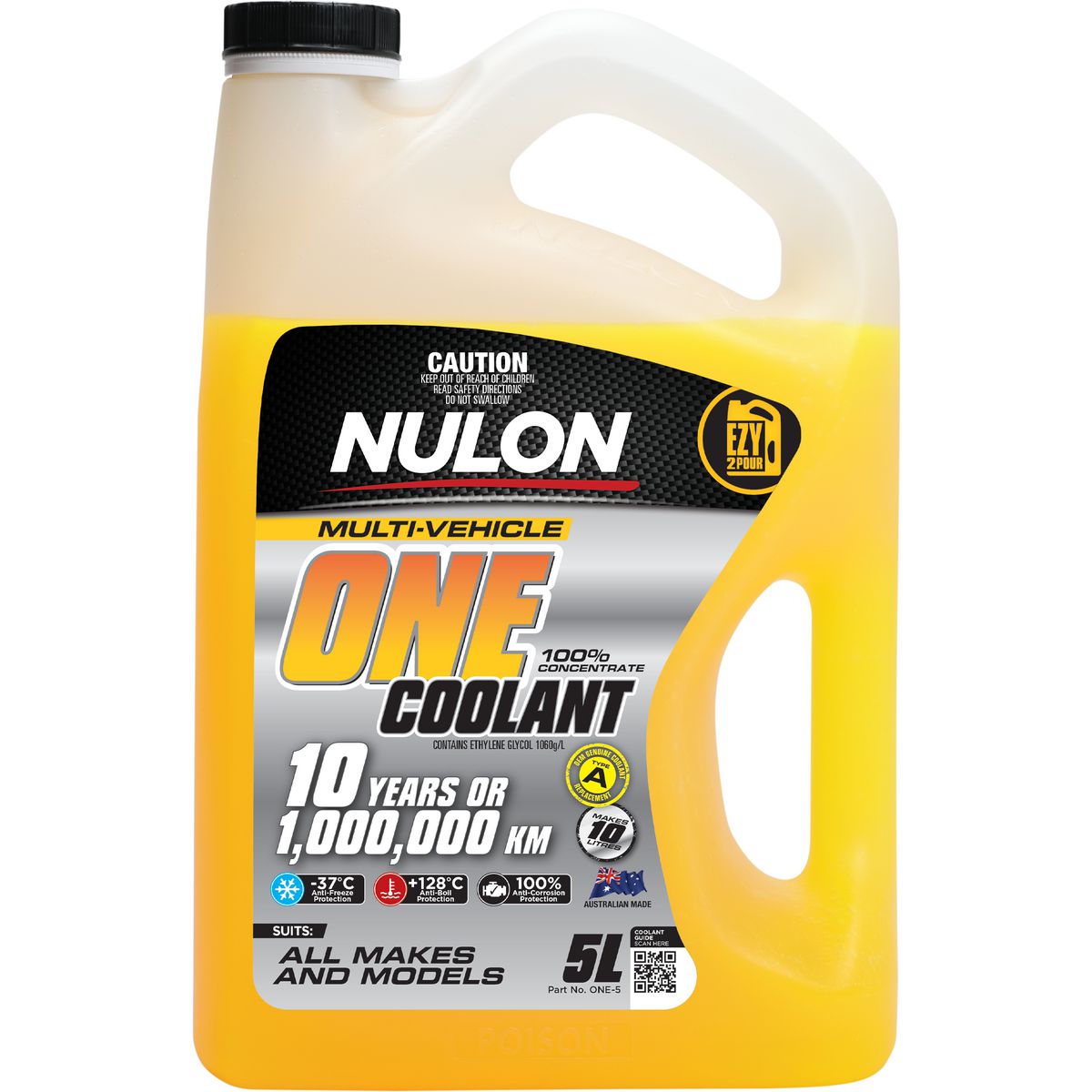 Nulon Multi-Vehicle Coolant One Coolant 100% Concentrate 5L ONE-5