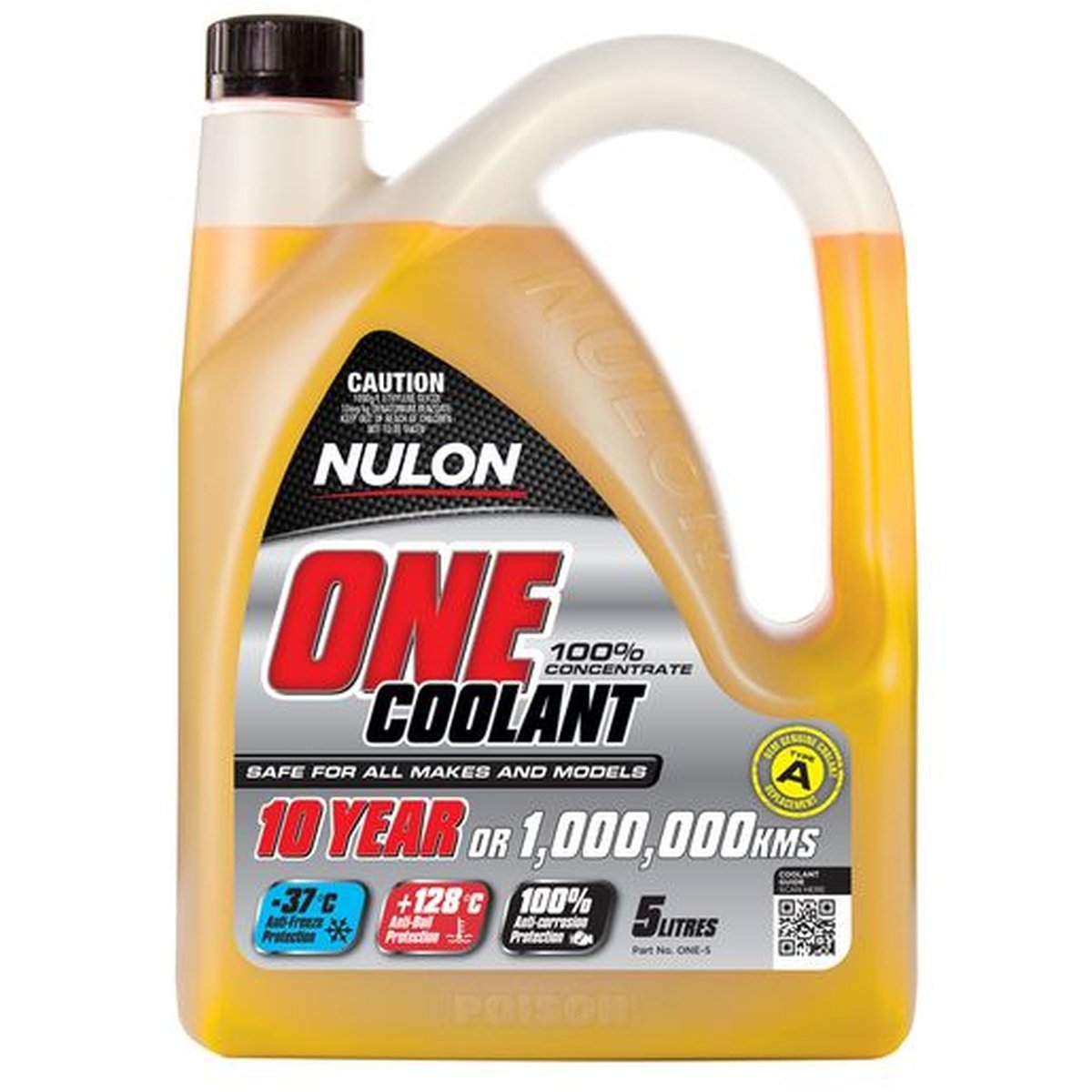 Nulon Multi-Vehicle Coolant One Coolant 100% Concentrate 5L ONE-5