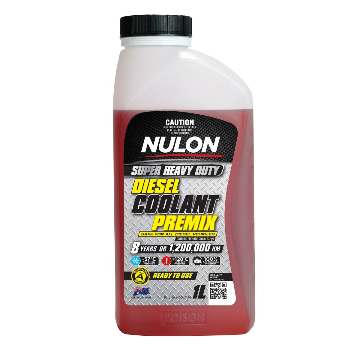 Nulon Super Heavy Duty Diesel Coolant Premix Top-Up 1L BLLTU5