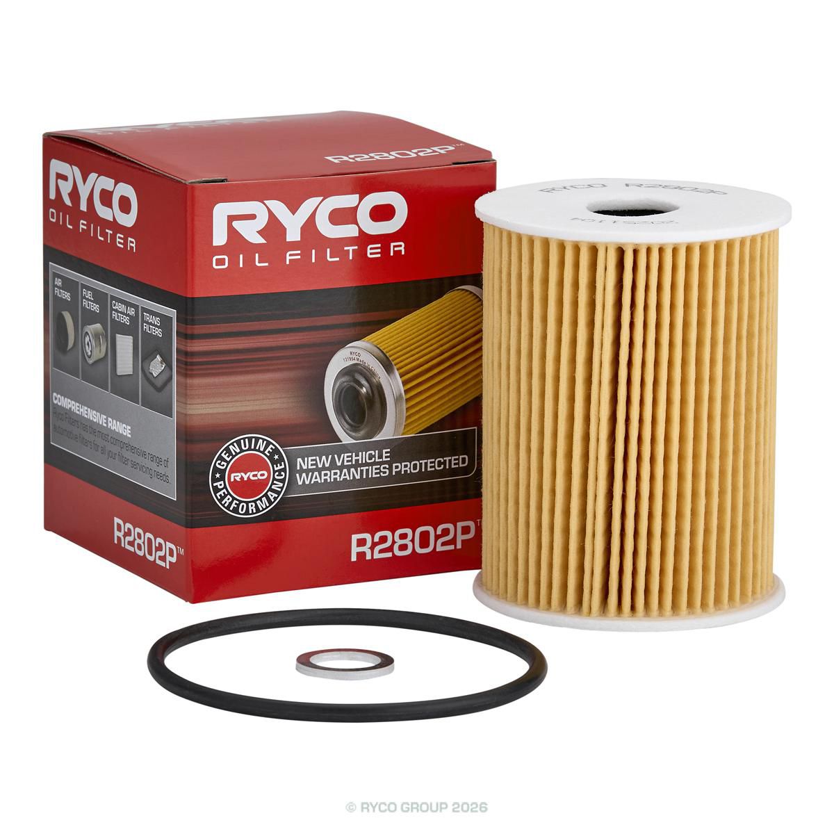 Ryco Oil Filter R2802P