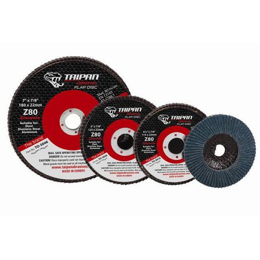 Taipan Flap Disc 100Mm 60 Grit TO-5004