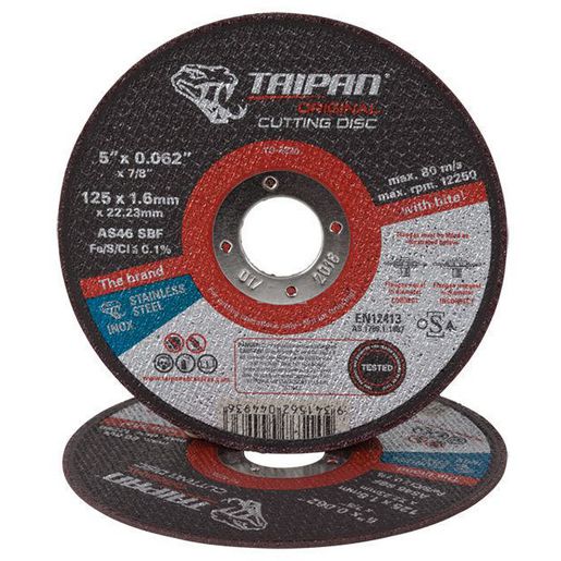 Taipan Tapian Cut Disc Inox 115X1.0Mm TO-6204