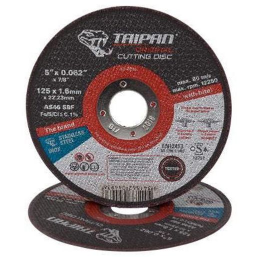 Taipan Tapian Cut Disc Inox 125X1.6Mm TO-6220