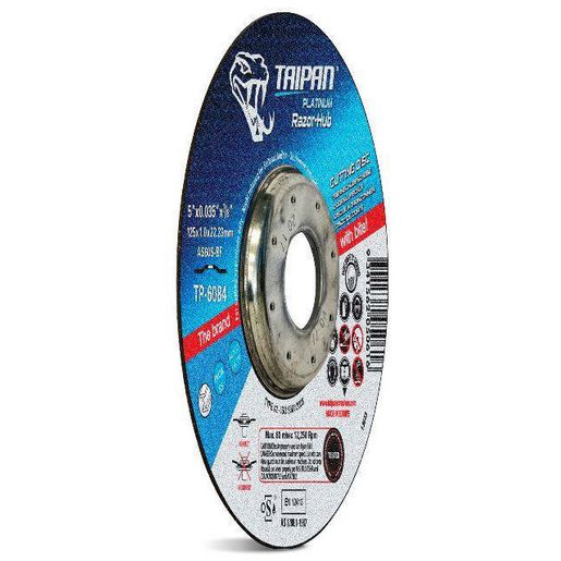 Taipan Cut Disc Razor-Hub Xt 125X1.0Mm TP-6090