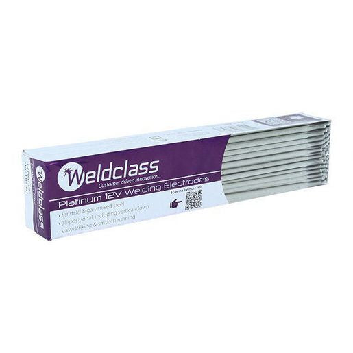 Weldclass Welding Electrodes-12V 3.2Mm 5Kg Pkt 2-E12V/32