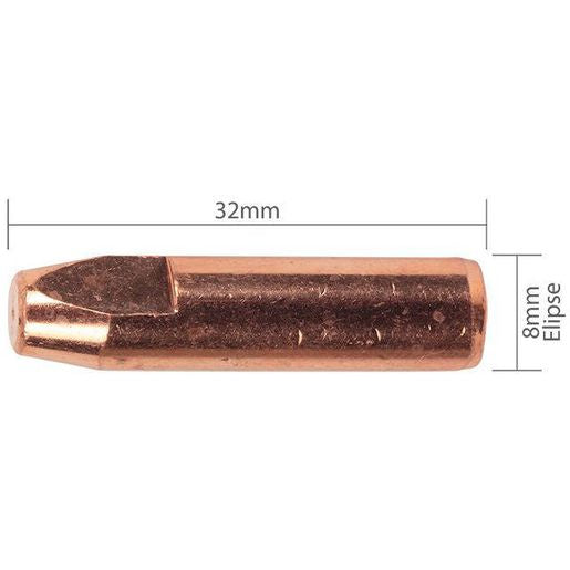 Weldclass Mig Welding Tips 8mm-Suit Bernard 300/400 Welders P3-7488