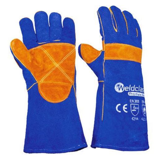 Weldclass Welding Gloves Welding Promax Blue WC-01775