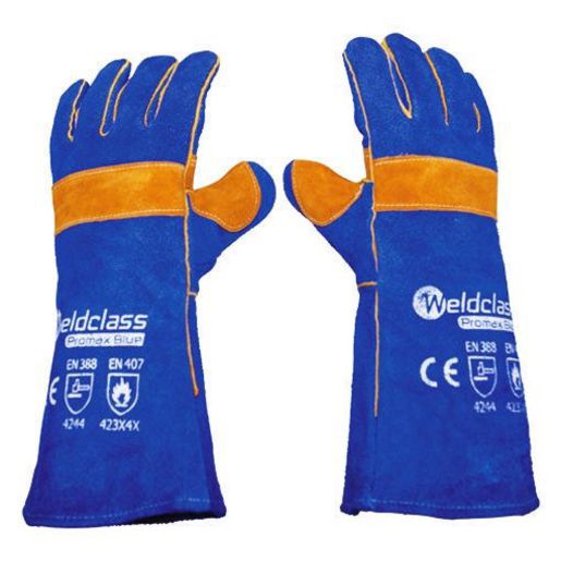 Weldclass Welding Gloves Welding Promax Blue WC-01775