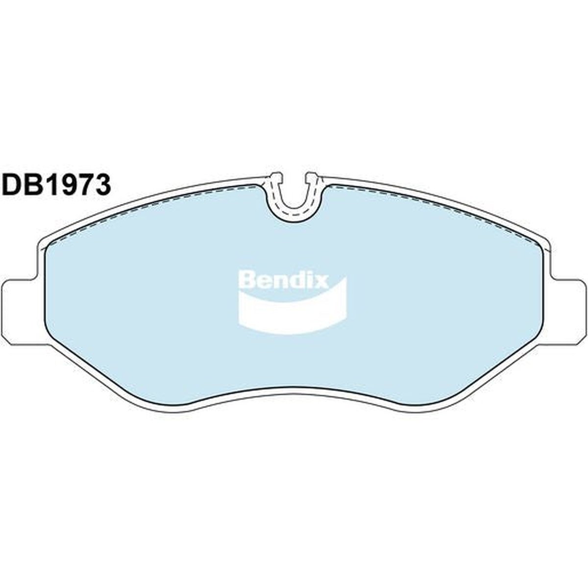 Bendix EURO Brake Pad Set Front DB1973 EURO+