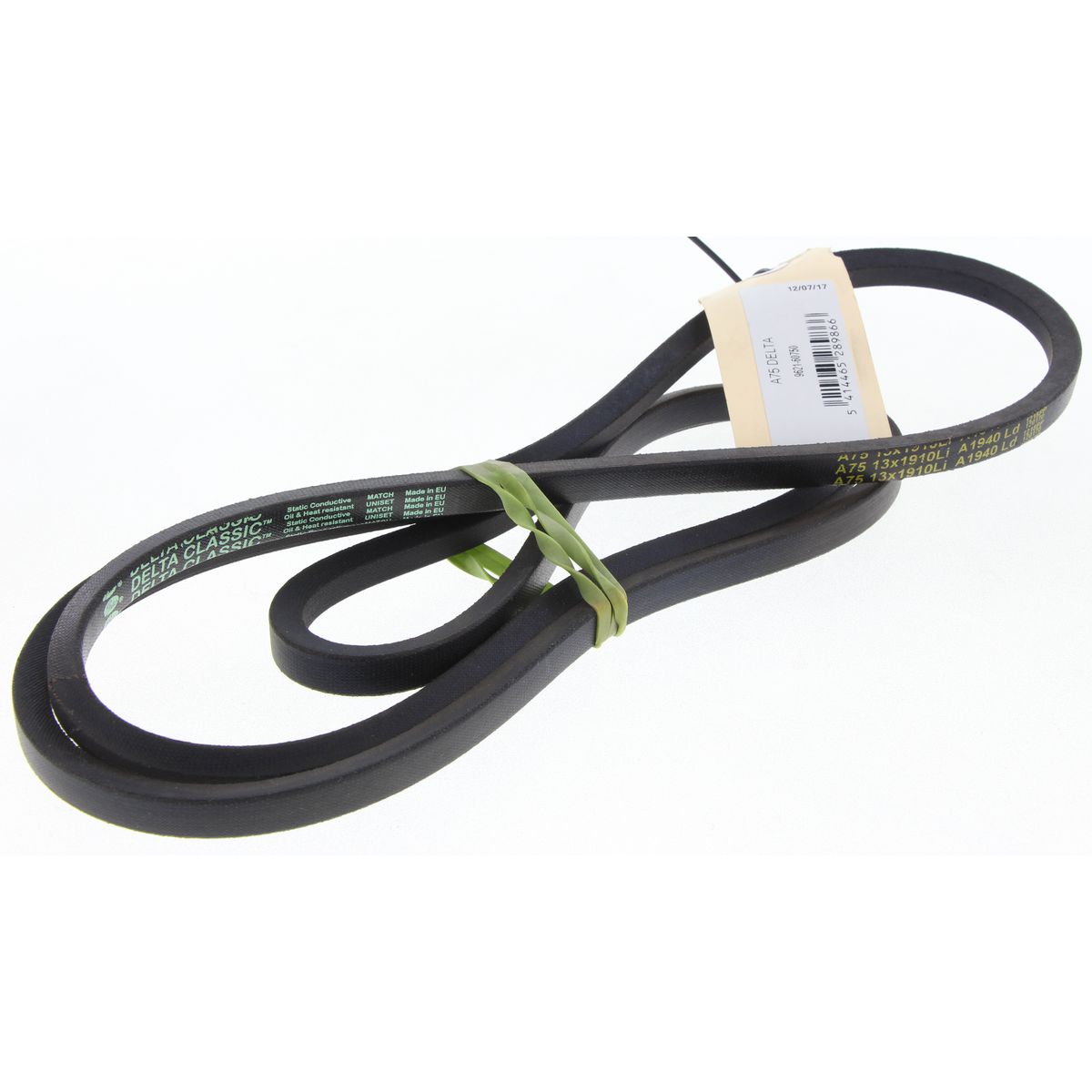 Gates Delta A Section Industrial Drive Belt 13mm Top Width X 1940mm A75D