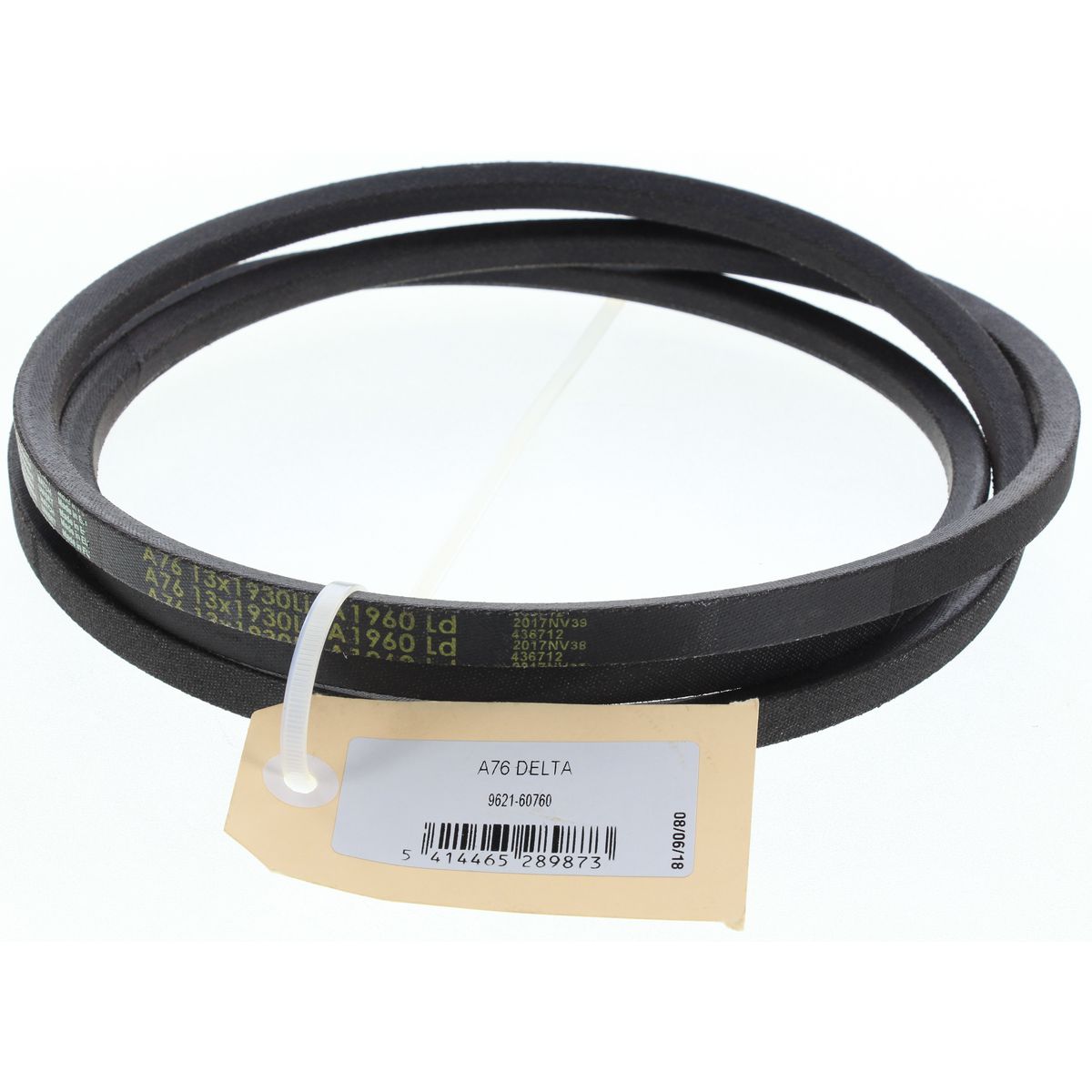 Gates Delta A Section Industrial Drive Belt 13mm Top Width X 1965mm A76D