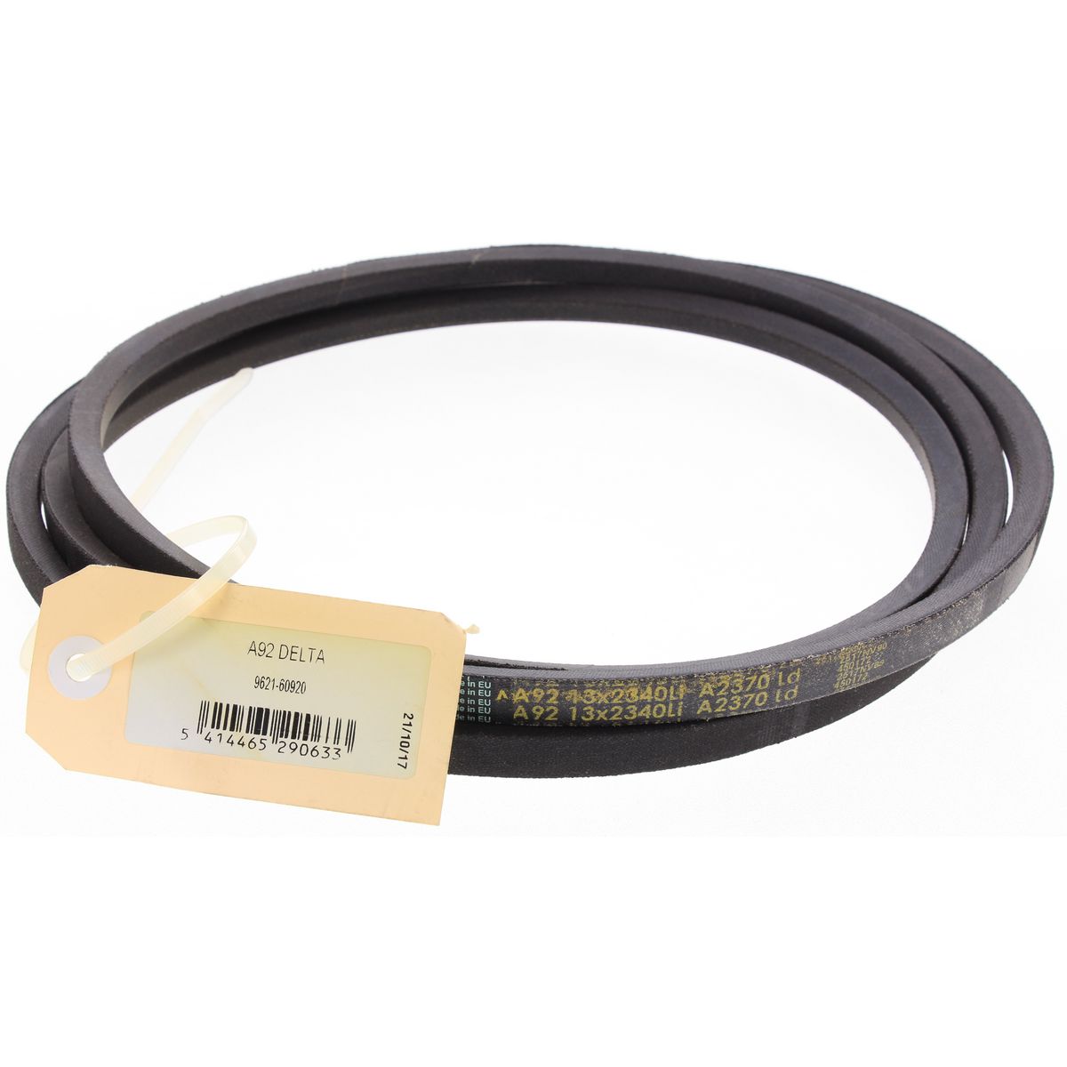 Gates Delta A Section Industrial Drive Belt 13mm Top Width X 2375mm A92D