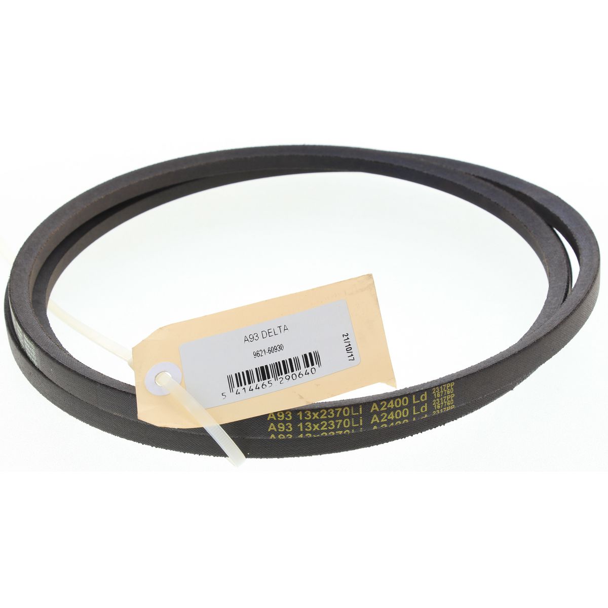 Gates Delta A Section Industrial Drive Belt 13mm Top Width X 2400mm A93D