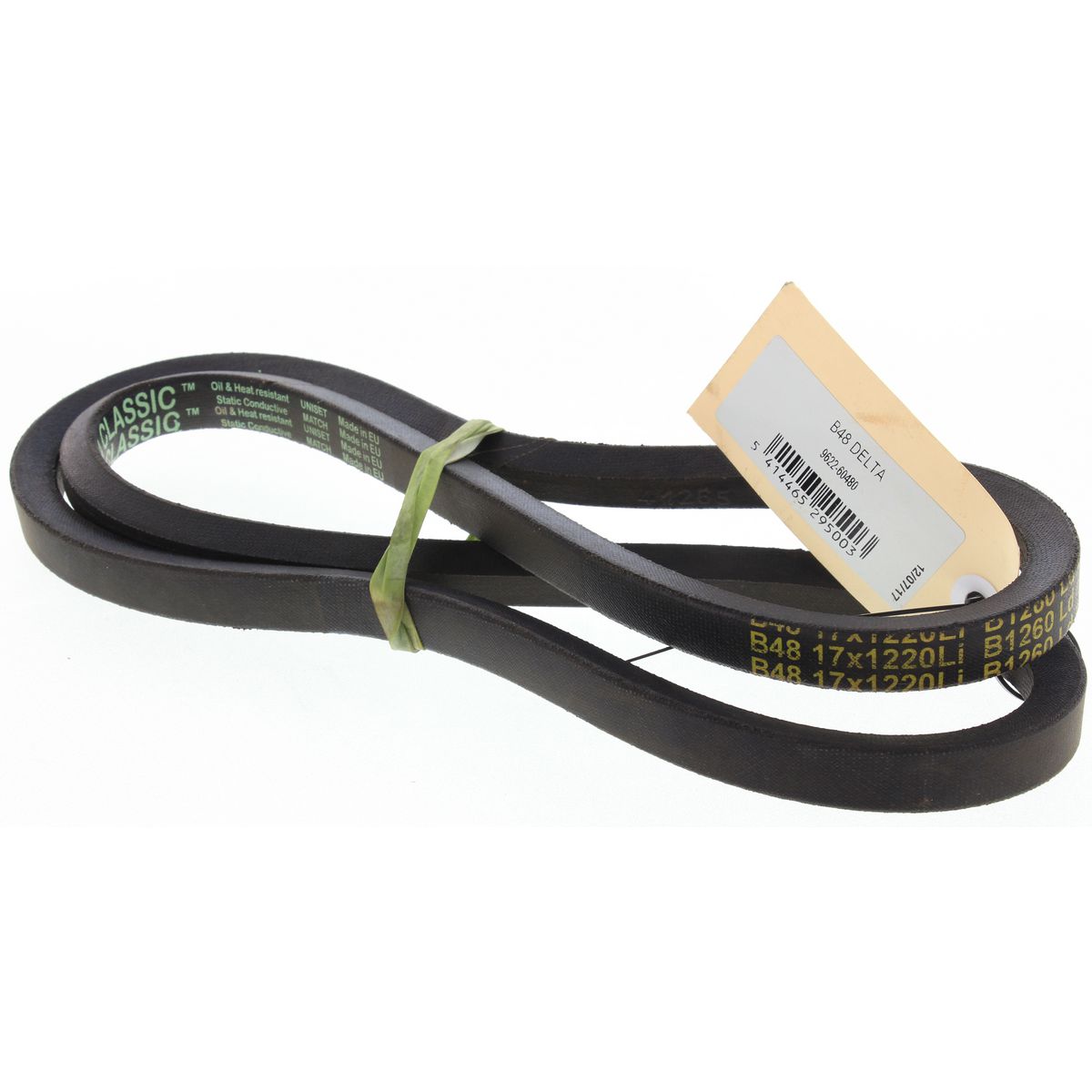 Gates Delta B Section Industrial Drive Belt 17mm Top Width X 1270mm B48D
