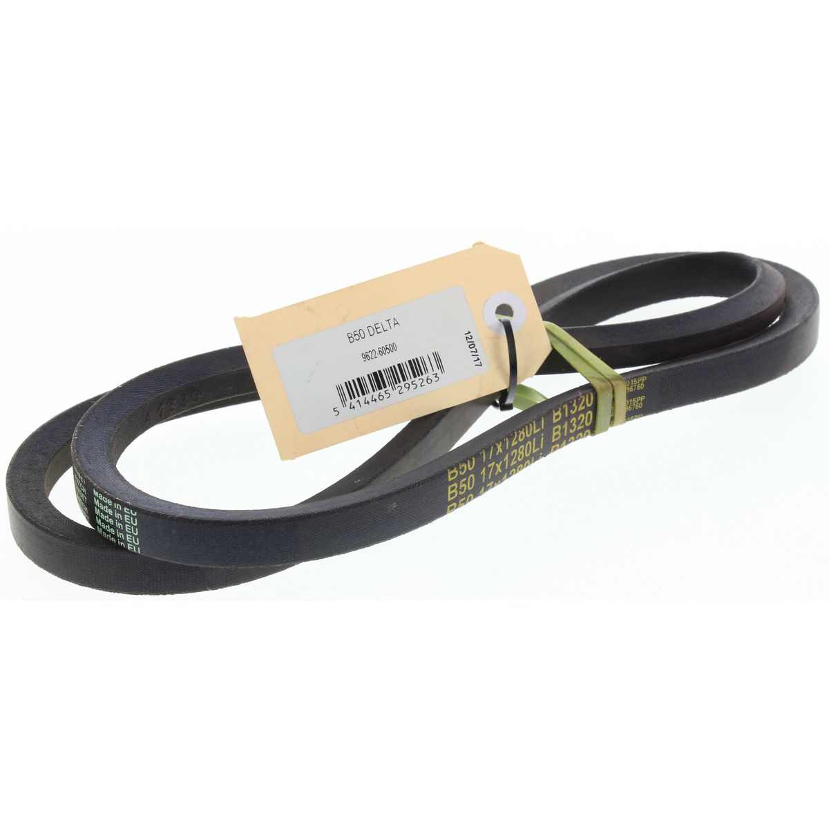 Gates Delta B Section Industrial Drive Belt 17mm Top Width X 1320mm B50D
