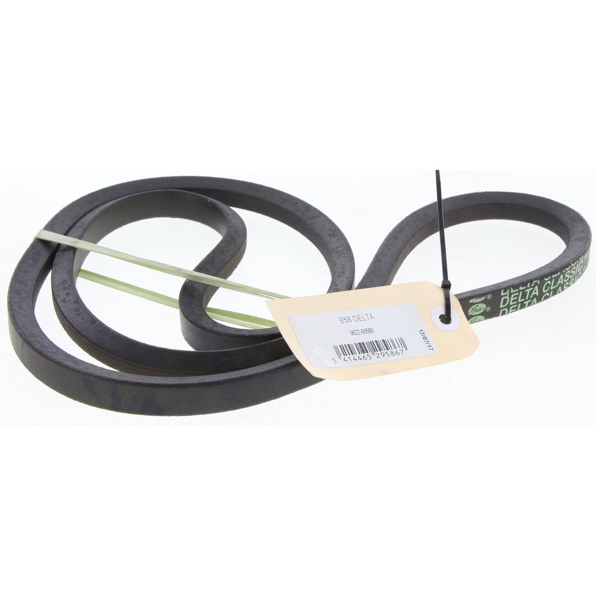 Gates Delta B Section Industrial Drive Belt 17mm Top Width X 1525mm B58D