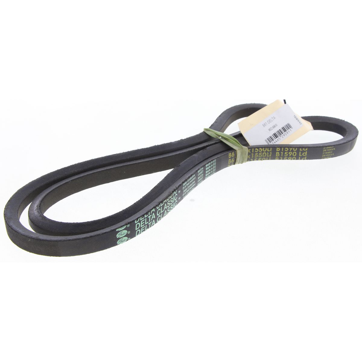 Gates Delta B Section Industrial Drive Belt 17Mm Top Width X 1600Mm B61D