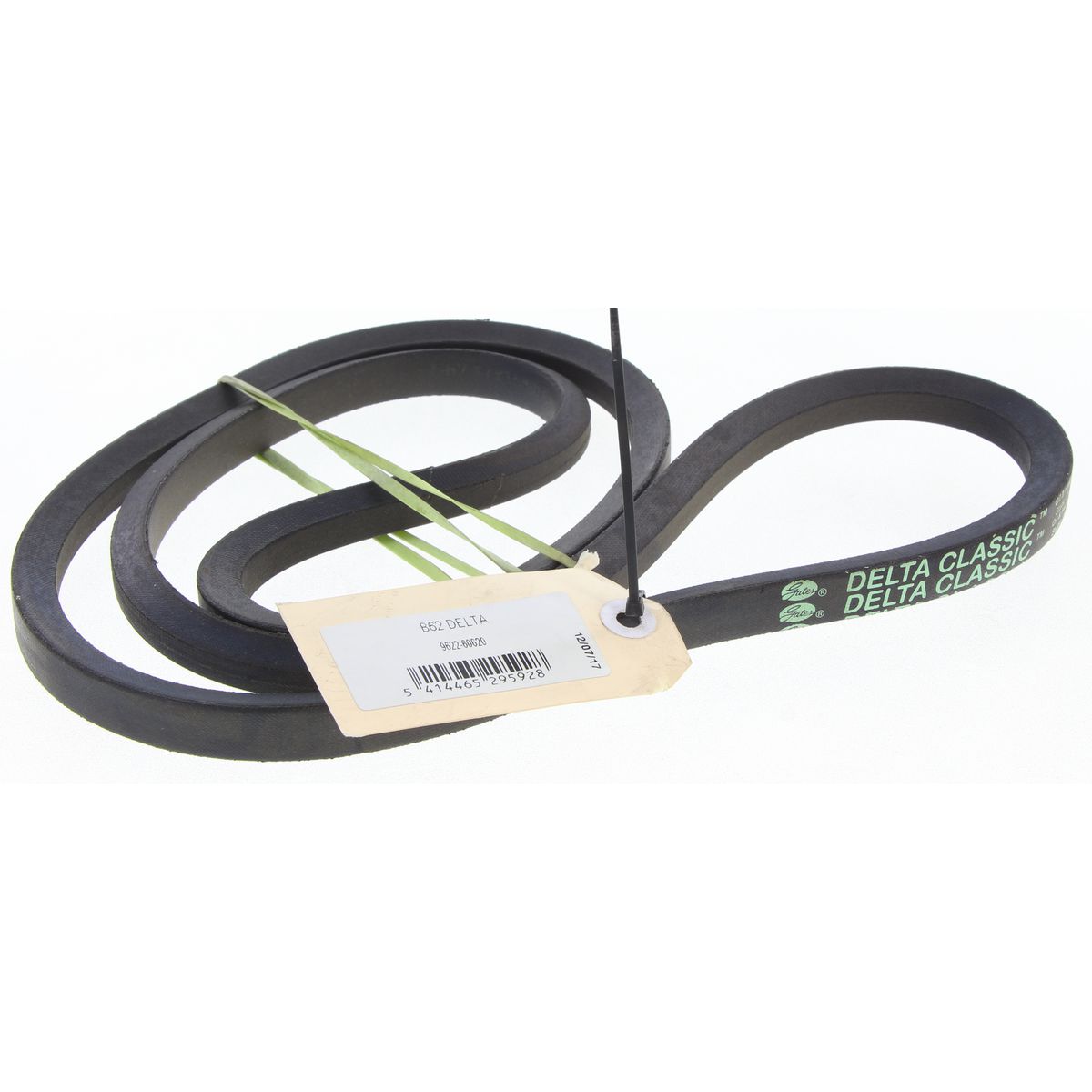 Gates Delta B Section Industrial Drive Belt 17Mm Top Width X 1625Mm B62D