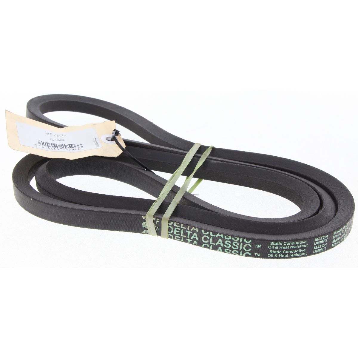 Gates Delta B Section Industrial Drive Belt 17Mm Top Width X 1730Mm B66D