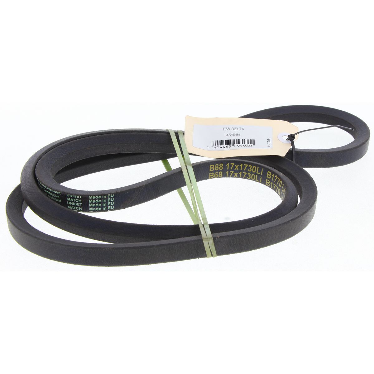 Gates Delta B Section Industrial Drive Belt 17mm Top Width X 1780mm B68D