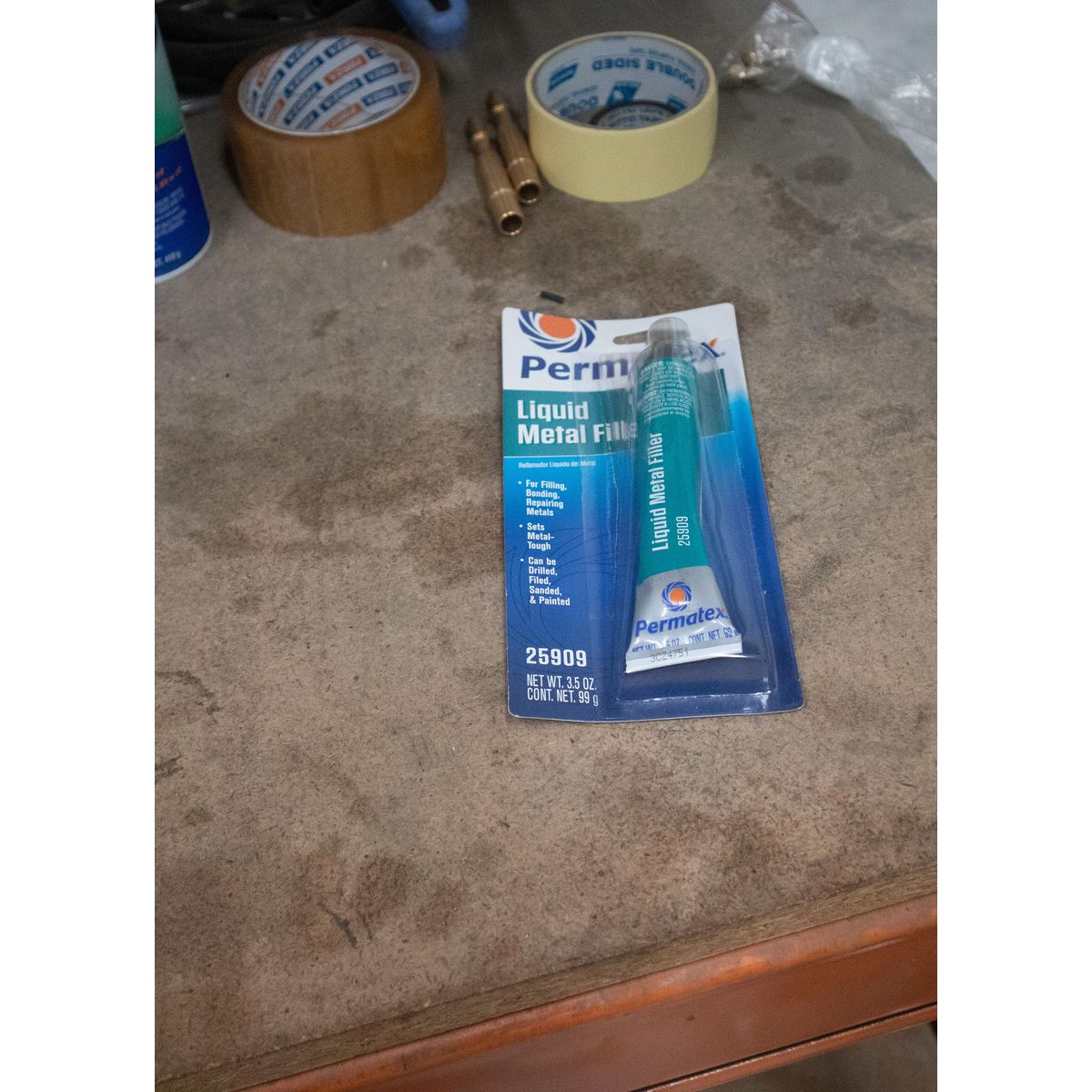 Permatex Liquid Metal Filler 99G PX25909