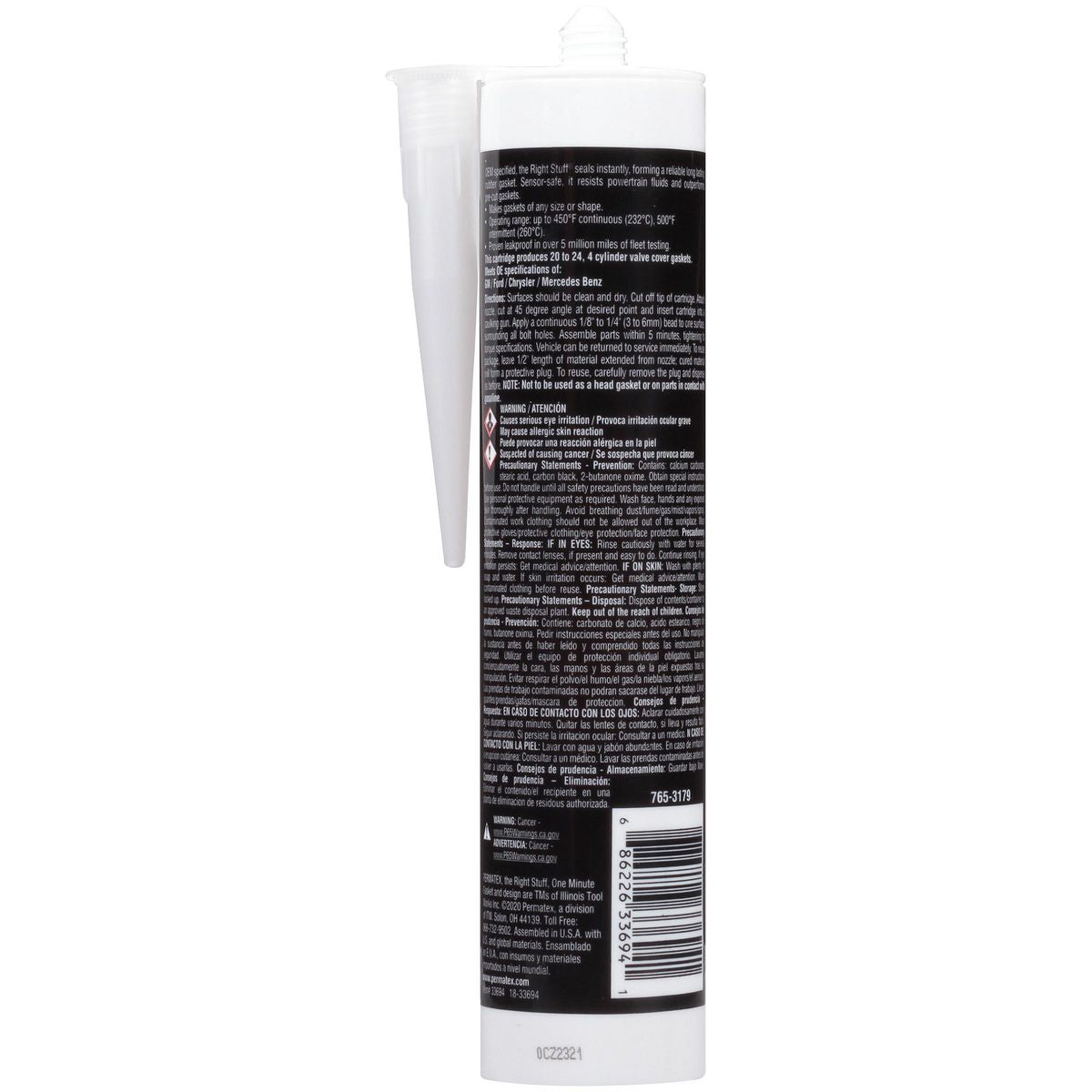 Permatex The Right Stuff Black Gasket Maker 300Ml PX33694