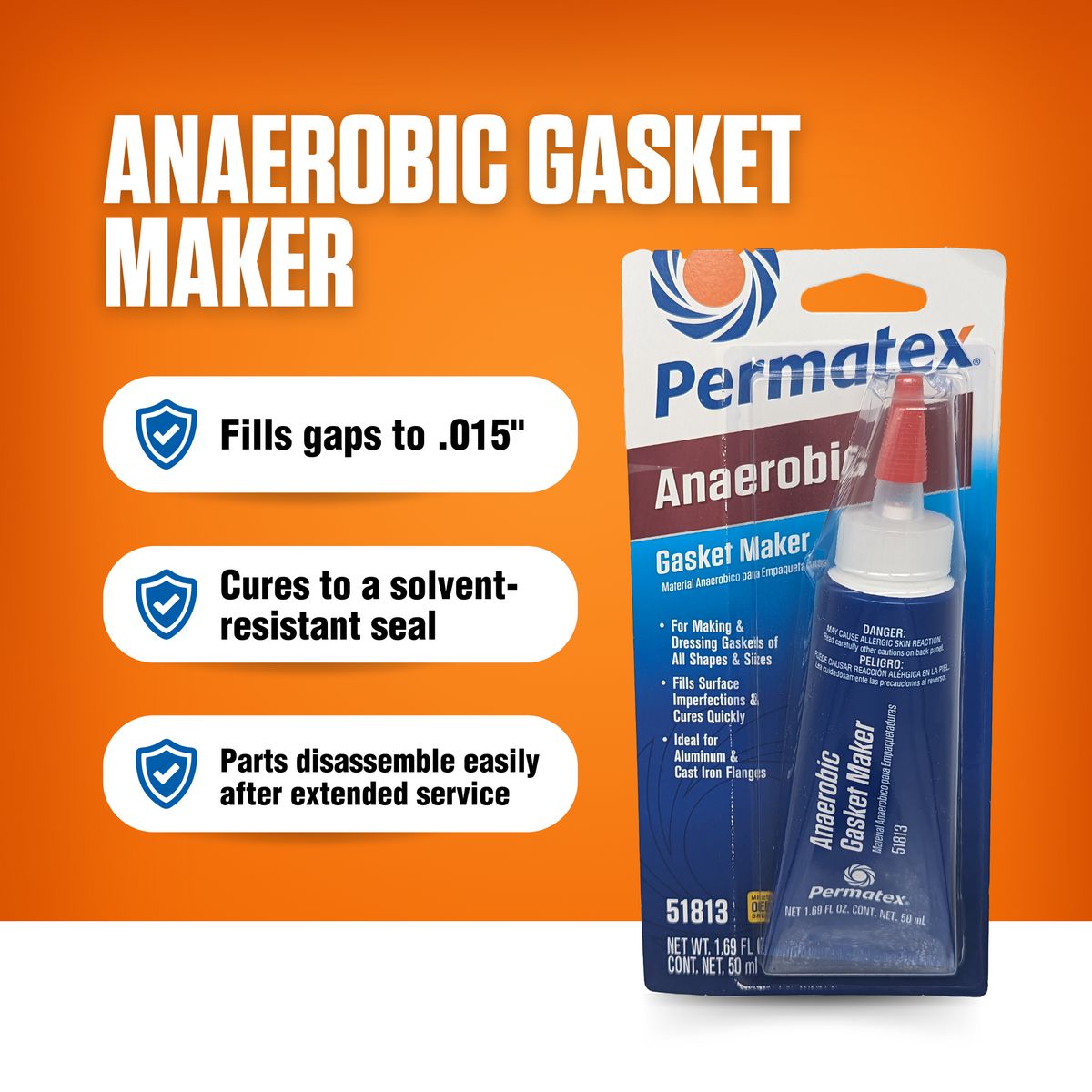 Permatex Anaerobic Gasket Maker 50ml PX51813