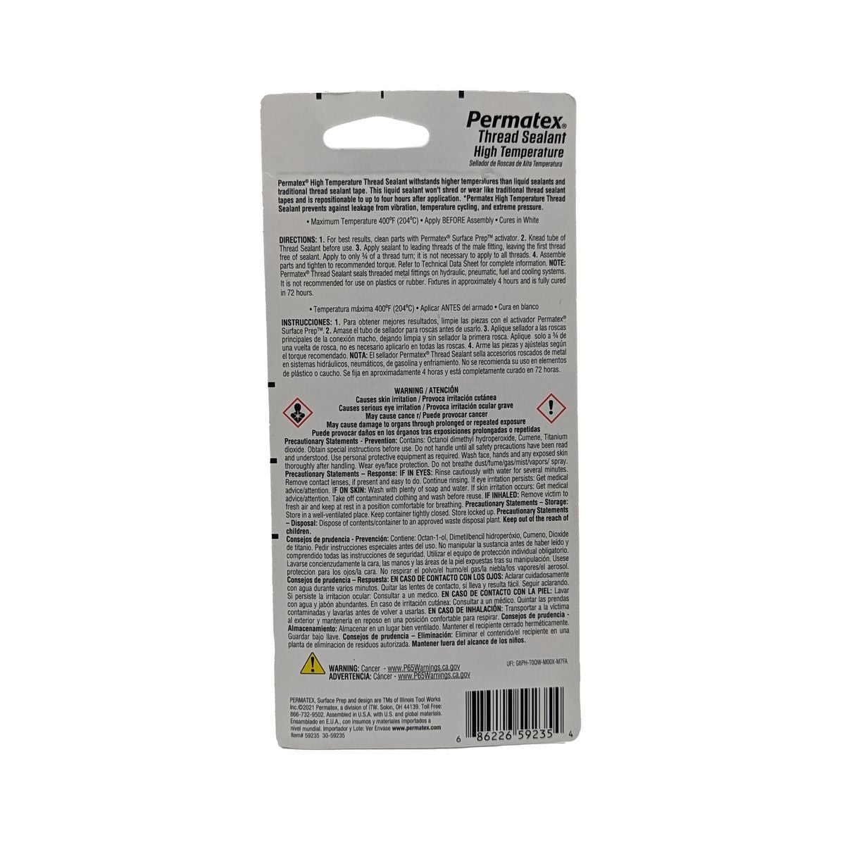 Permatex High Temperature Thread Sealant 50ml