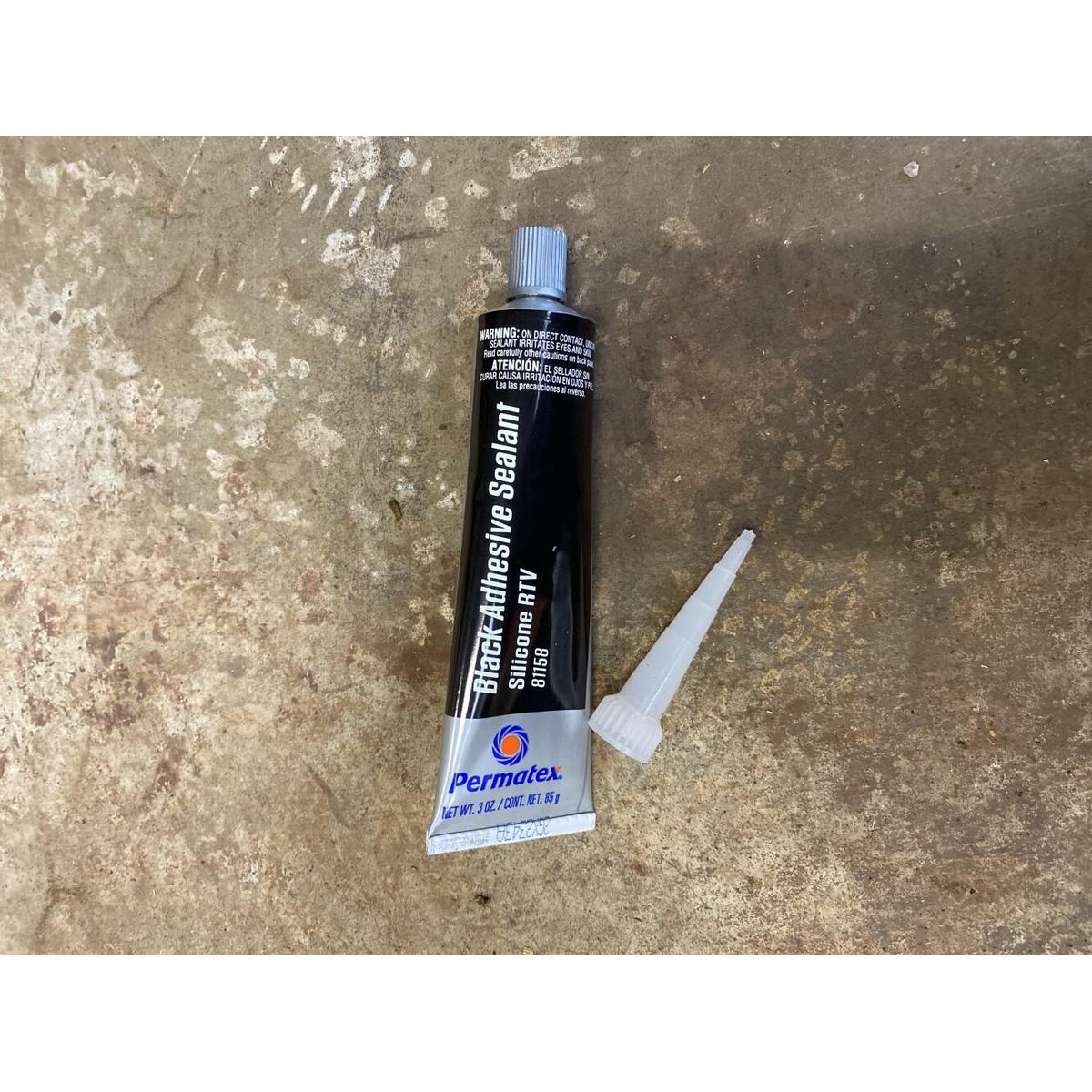 Permatex Black Silicone Adhesive Sealant 85g
