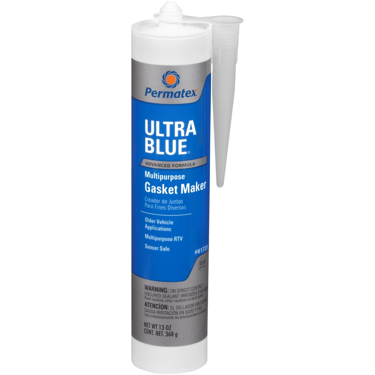 Permatex Ultra Blue Multipurpose Rtv Silicone Gasket Maker 368G PX81725