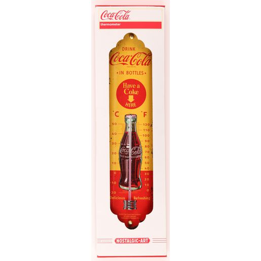 IQ Merchandising Coca Cola Thermometer - Yellow 80311