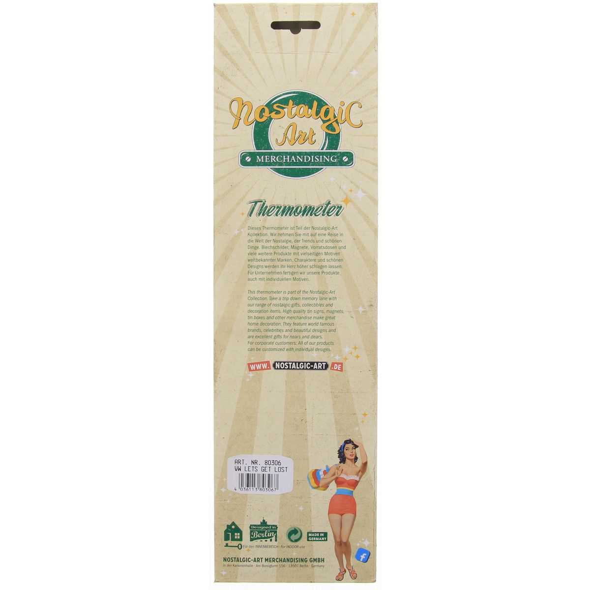 IQ Merchandising Vw Get Lost Thermometer 80306