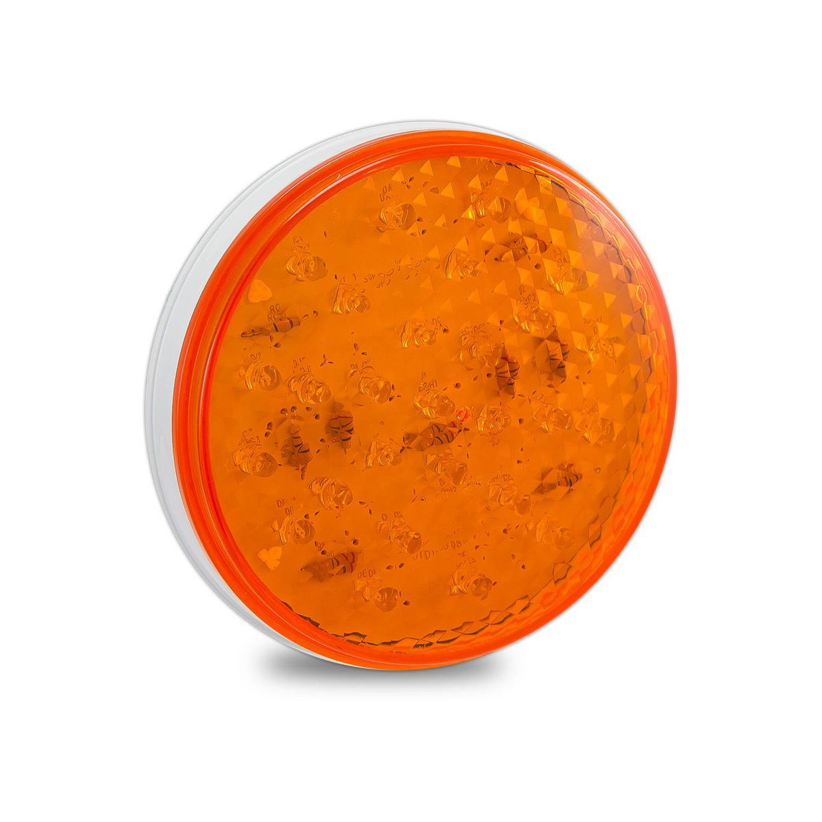 LED Autolamps Indicator Lamp Round 109 x 53mm 10-30V 110AMB