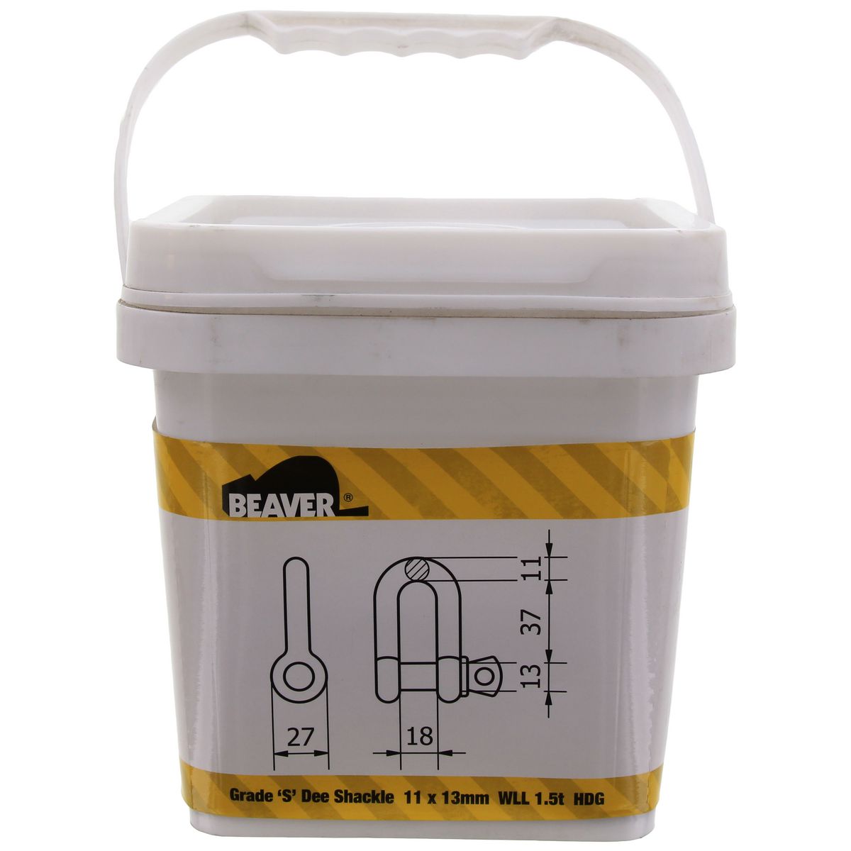 Beaver D-Shackle 11x13mm 1.5T 241311P