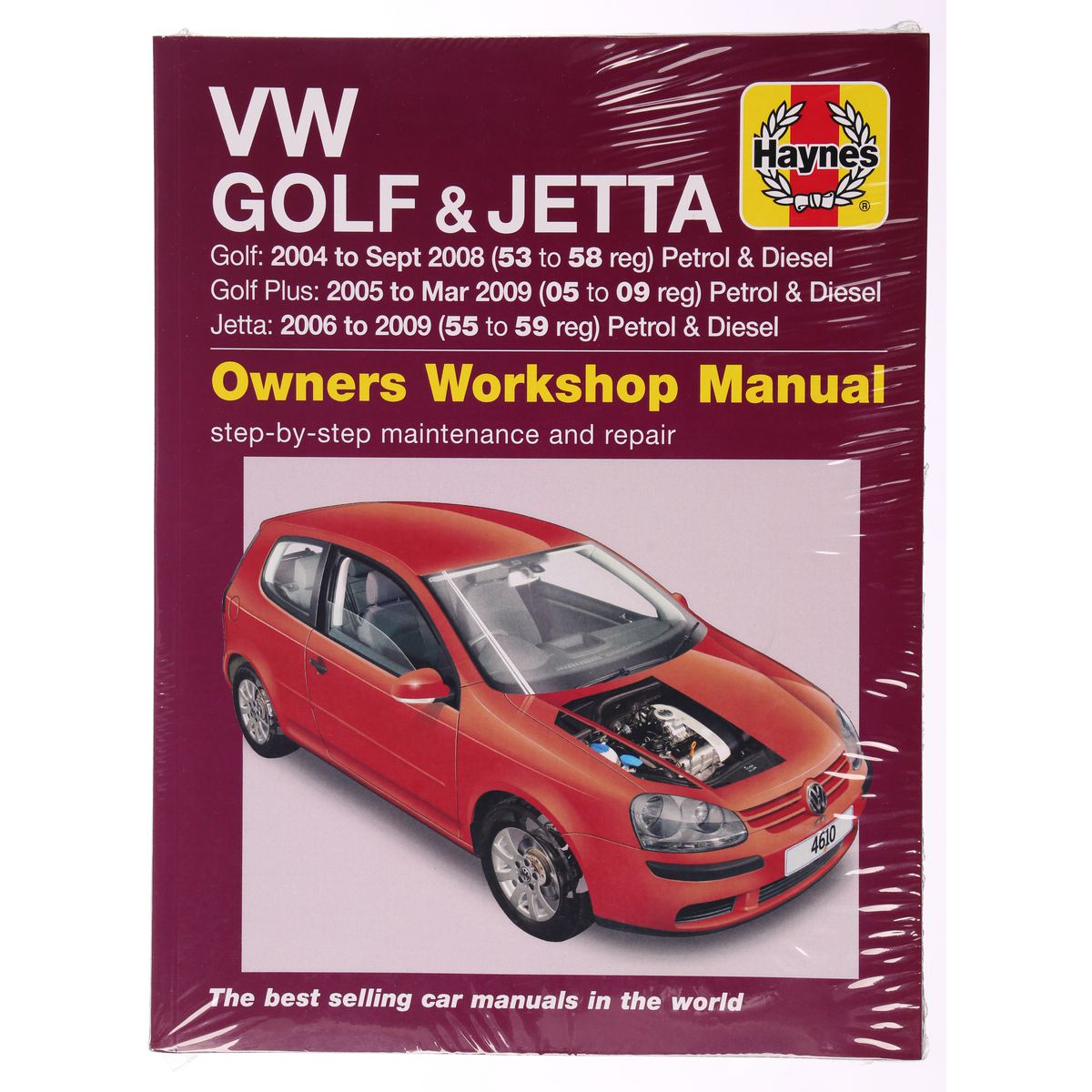Haynes Repair Manual Suits VW Golf & Jetta 04-09 4610