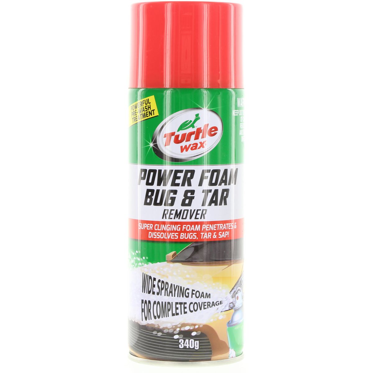 Turtle Wax Power Foam Bug & Tar Remover 340g