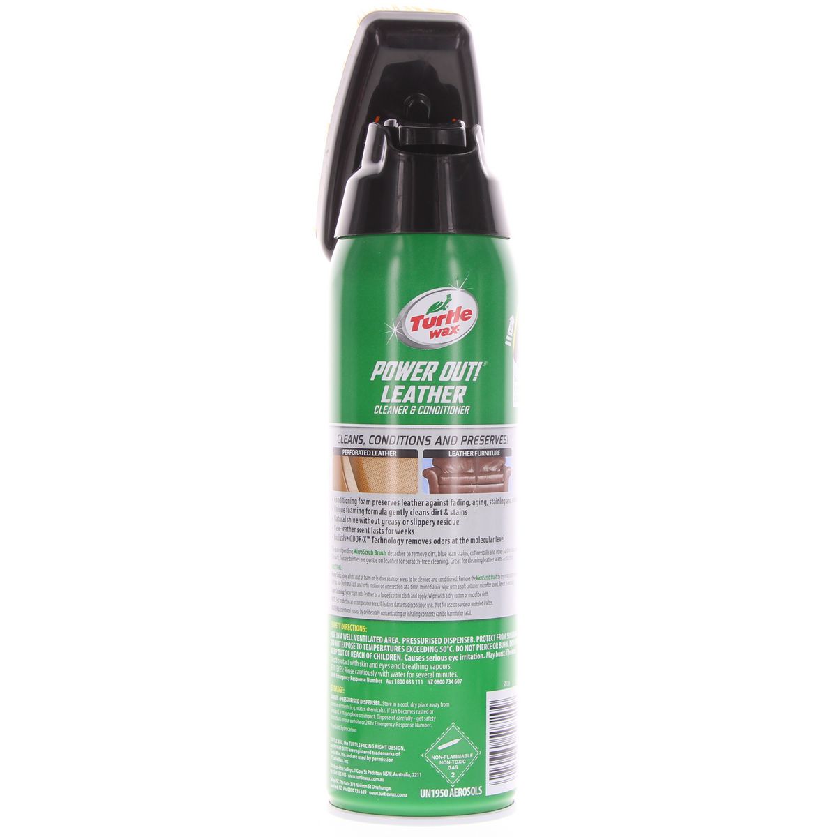 Turtle Wax Power Out! Leather Cleaner & Conditioner 454G 50720