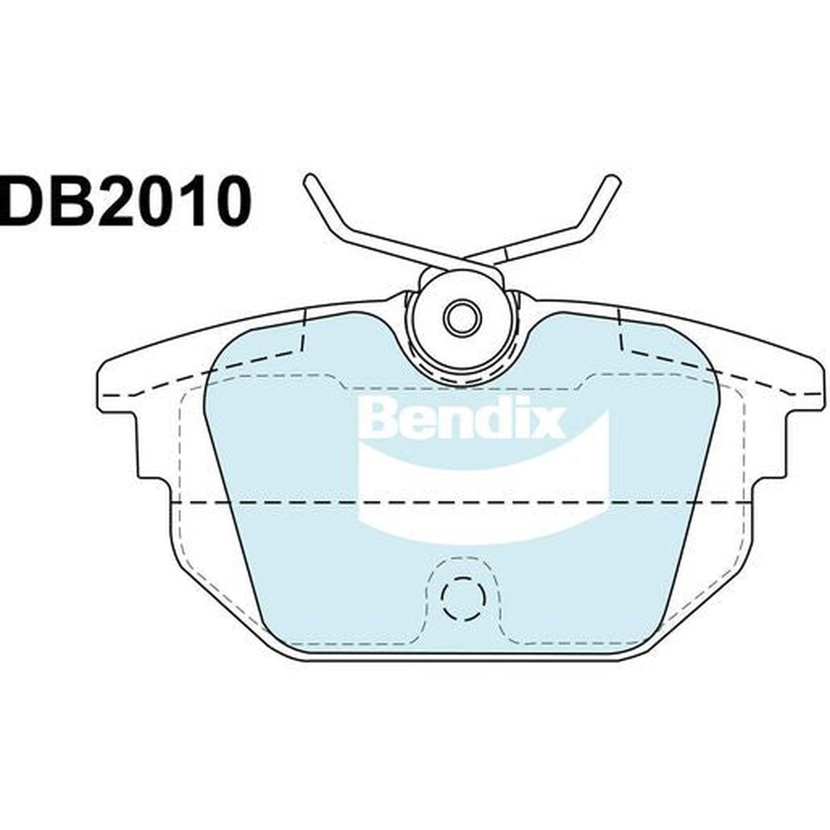 Bendix EURO Brake Pad Set Rear DB2010 EURO+