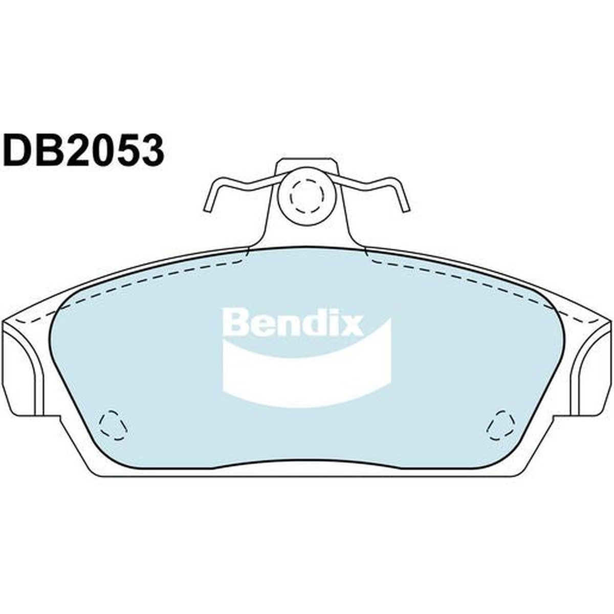 Bendix EURO Brake Pad Set Front DB2053 EURO+