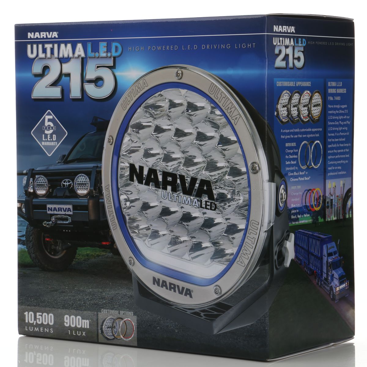 Narva Ultima 215 8.5" LED Driving Light 12/24V (Single) 71740
