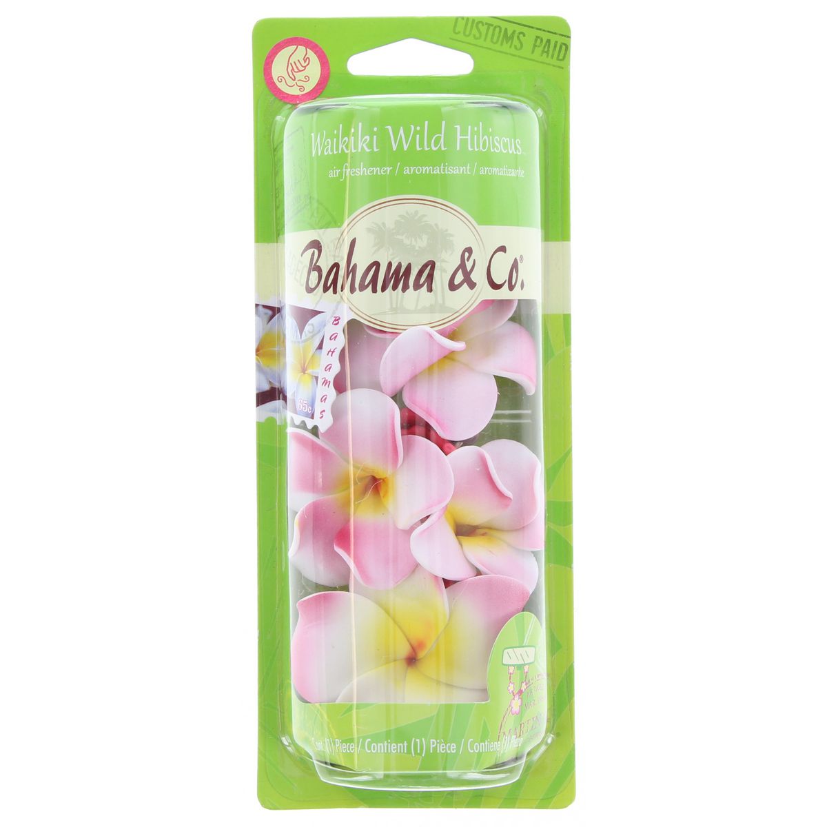 Bahama & Co. Car Air Freshener Wild Hibiscus Scented 6343