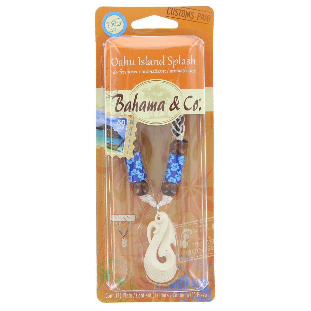 Bahama & Co. Car Air Freshener Oahu Scented Bone Necklace E301636200
