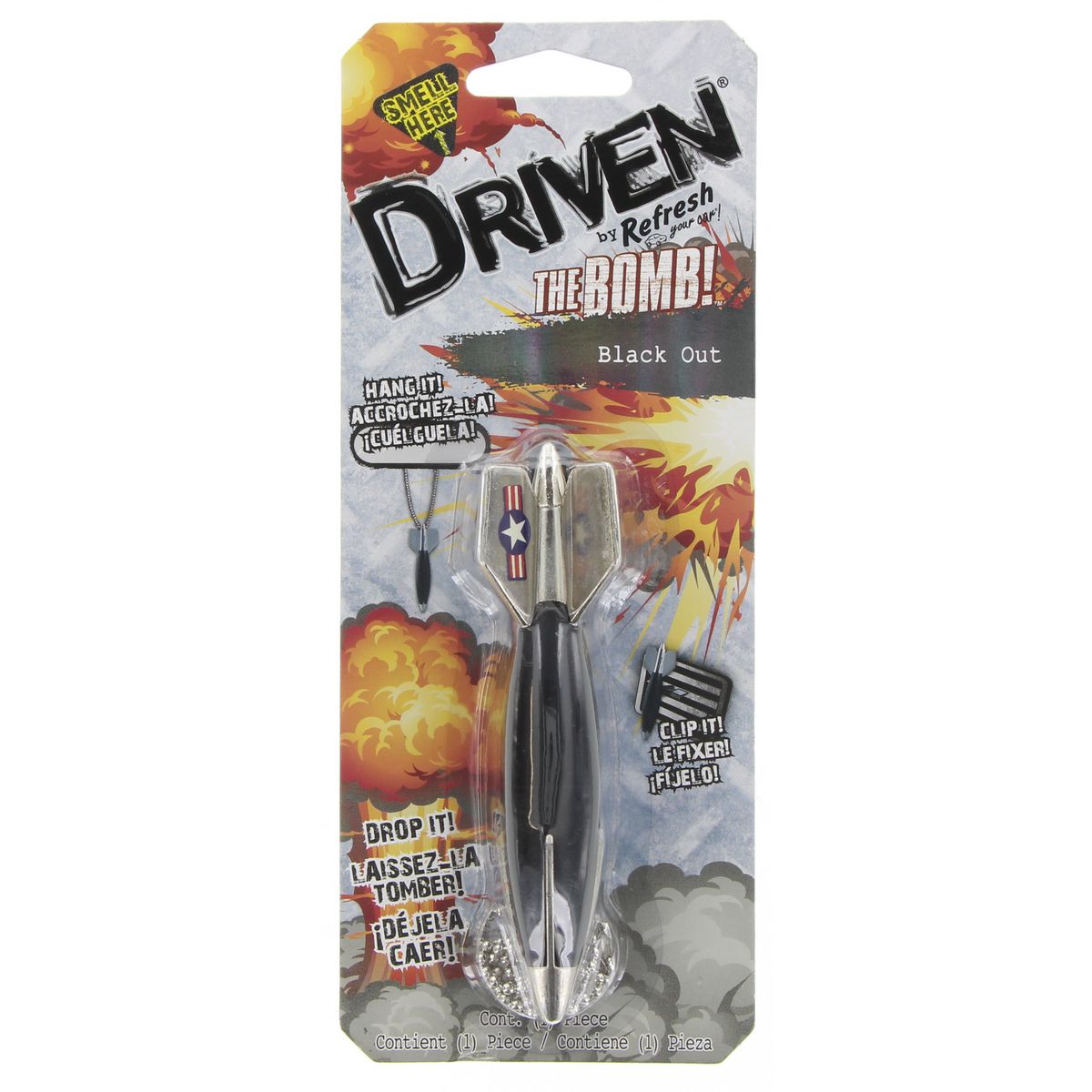 Driven Air Freshener The Bomb Black Out E300886500